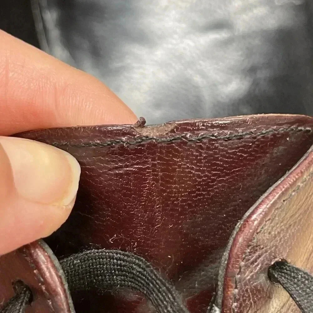 Florsheim Richfield The Florsheim Shoe Red Lace Up Size 12D 33617 Vintage - Picture 11 of 12